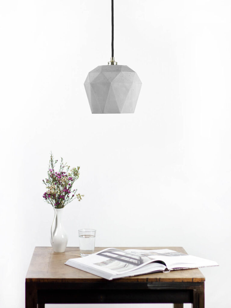 Esstischlampe Beton